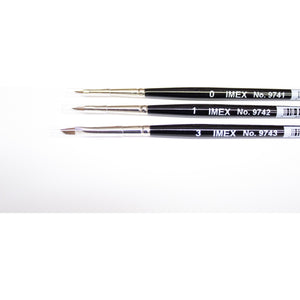 IMEX Martisan Kolinsky Angled Tip Brushes (Pick Size)