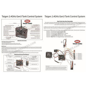 Taigen V3 2.4GHz Motherboard & Sound Card (Choose Sounds) - Taigen Tanks
