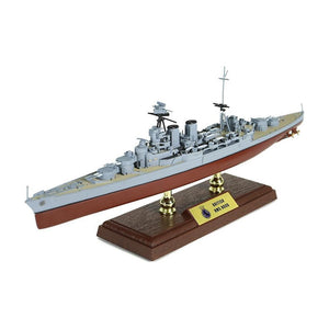 1:700th Die-cast British Admiral-Class Battlecruiser, HMS Hood - Battle of the Denmark Strait, May of 1941 - Taigen Tanks