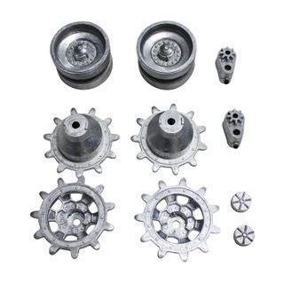 Leopard 2A6 Metal Drive & Idler Wheel Set - Taigen Tanks