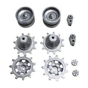 Leopard 2A6 Metal Drive & Idler Wheel Set - Taigen Tanks